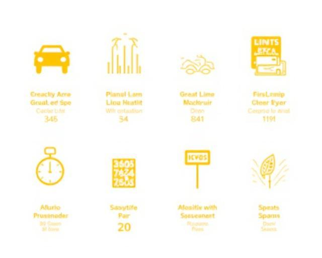 Infographic showing tyre icons and speed limits